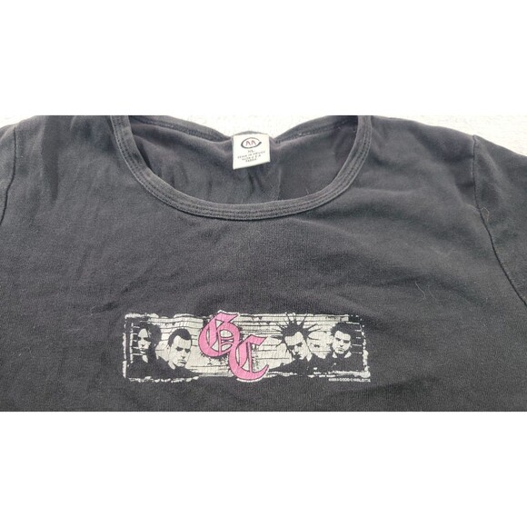 Vintage 2004 Good Charlotte Band Tee Size XL Pink GC Logo Y2K Pop Punk Shirt - Picture 3 of 8